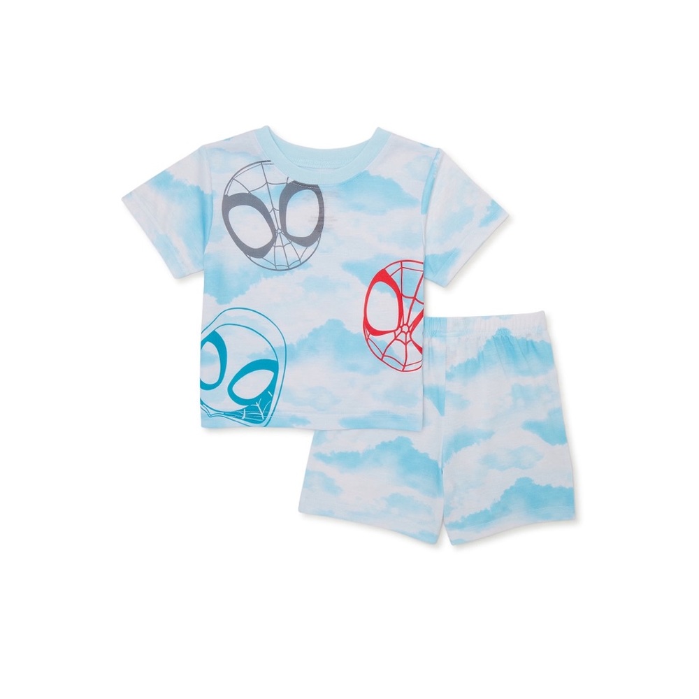 Spider-Man Toddler Boy Shorts Pajama Set, 2-Piece